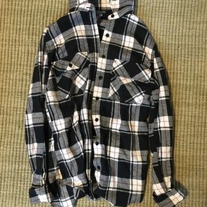 Black & white flannel